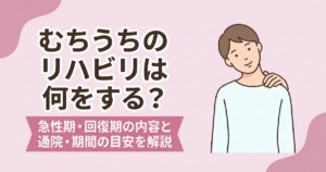 むちうちのリハビリの内容を急性期・回復期に分けて解説