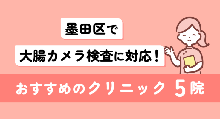 【2026年】墨田区で大腸カメラ検査に対応！おすすめのクリニック5院