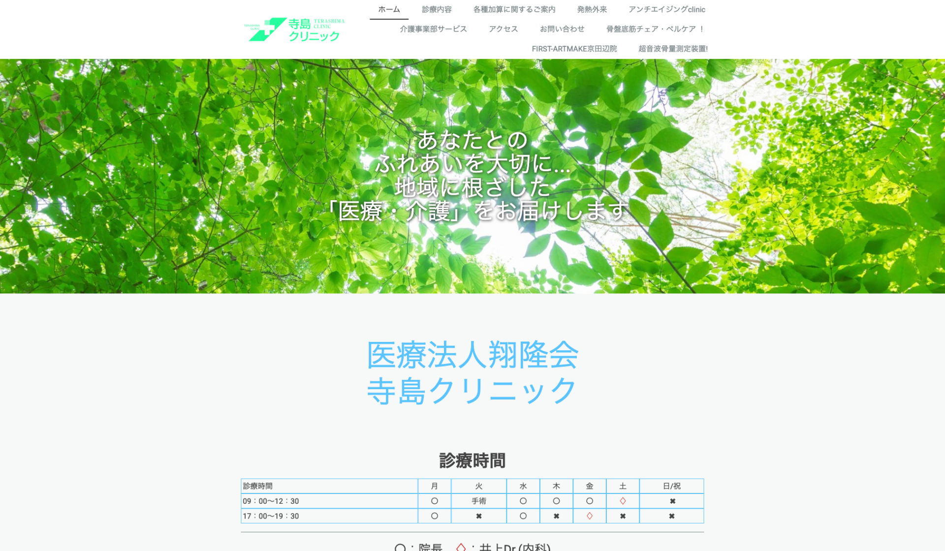 寺島クリニックの公式サイト