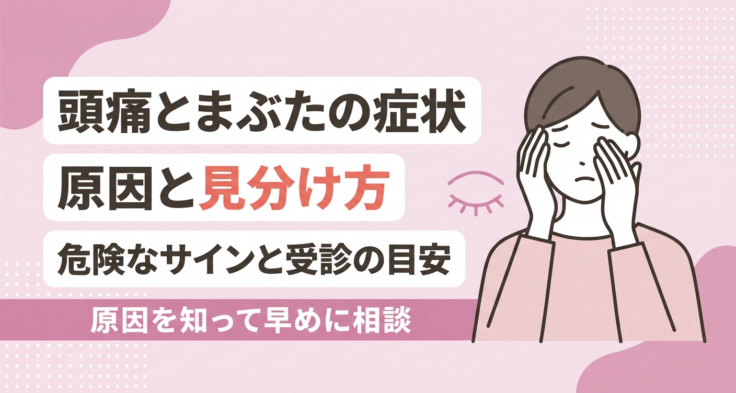 頭痛とまぶたの重さ・下がりの原因と見分け方｜危険なサインと受診の目安